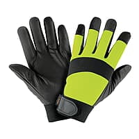 Guantes mecánico, alta visibilidad, palma poliuretano, verde - GU-645 / 13194 Guantes mecánico, alta visibilidad, palma poliuretano, verde - GU-645 / 13194