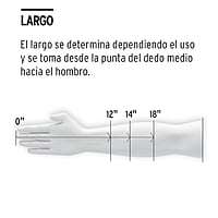 Guantes de nitrilo verde, multiusos, medianos - GU-822 / 15323 Guantes de nitrilo verde, multiusos, medianos - GU-822 / 15323