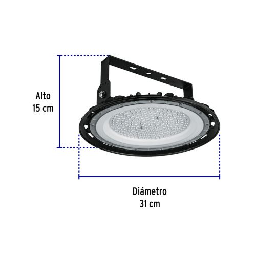 Luminario LED High Bay 150 W 6500 K, VOLTECK-HB-150L / 46793 Luminario LED High Bay 150 W 6500 K, VOLTECK-HB-150L / 46793