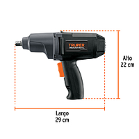 IMP-1/2N Llave neumática de impacto, industrial, 1/2' de 900 w Truper IMP-1/2N Llave neumática de impacto, industrial, 1/2' de 900 w Truper