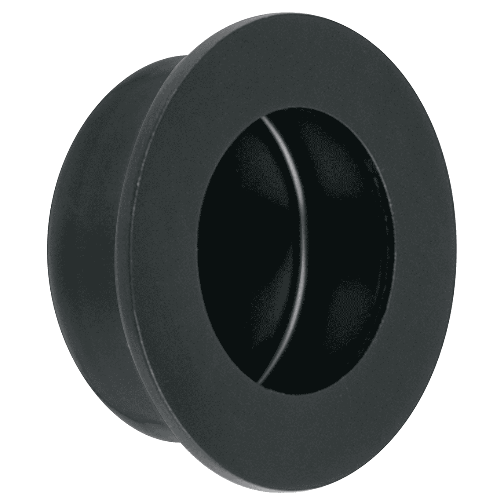 Jaladera de embutir circular No. 4 acabado negro-JALED-64 / 47803 Jaladera de embutir circular No. 4 acabado negro-JALED-64 / 47803