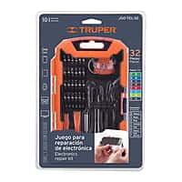 Juego de 32 piezas para reparación de electrónica - JGO-TEL-32 / 17762 Juego de 32 piezas para reparación de electrónica - JGO-TEL-32 / 17762