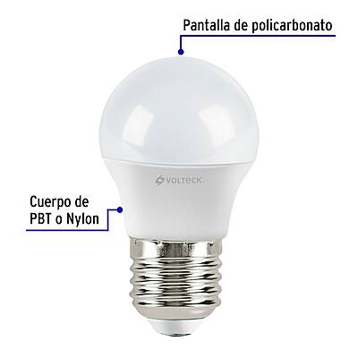 Lámpara de LED, G45, 3 W, luz cálida, Volteck - LED-30GC / 46855 Lámpara de LED, G45, 3 W, luz cálida, Volteck - LED-30GC / 46855