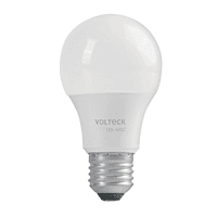 Lámpara LED tipo bulbo A19 6 W luz cálida, caja, Volteck - LED-40CC / 47545