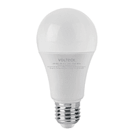 Lámpara LED tipo bulbo A19 9 W luz cálida, caja, Volteck - LED-60CC / 47547