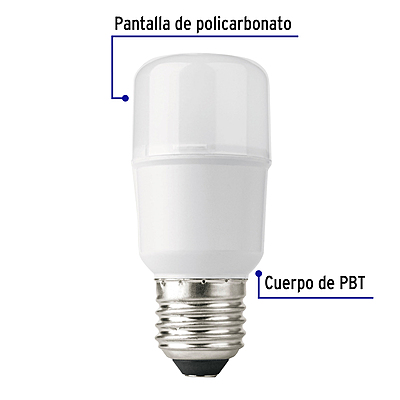 Lámpara de LED tipo barra 8 W luz de día, blíster, Volteck - 46039 - LED-60S - Caja con 2 Pieza – Master 100 Lámpara de LED tipo barra 8 W luz de día, blíster, Volteck - 46039 - LED-60S - Caja con 2 Pieza – Master 100