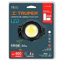 Linterna de minero, 400 lúmenes, 1 LED, 3 pilas AAA - LI-CA-400 / 11799 Linterna de minero, 400 lúmenes, 1 LED, 3 pilas AAA - LI-CA-400 / 11799