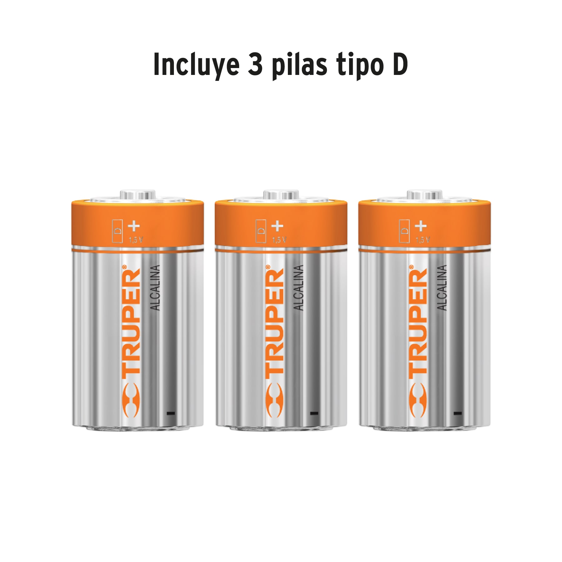 Linterna de aluminio LED Cree 850 lm con 3 pilas D, Truper-LINA-3DN / 18814