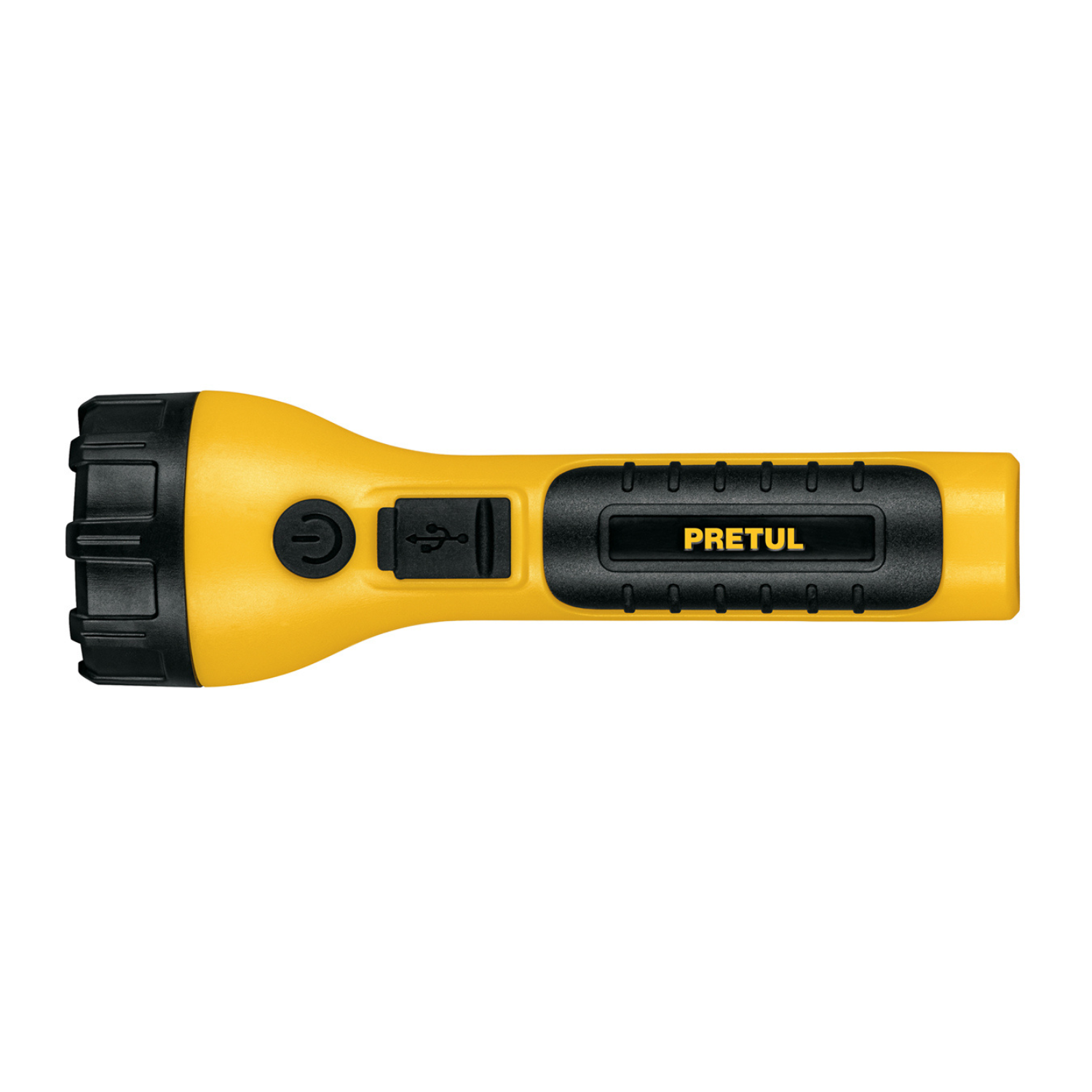 Linterna plástica de LED, 120 lm, recargable, PRETUL-LIRE-120P / 26101
