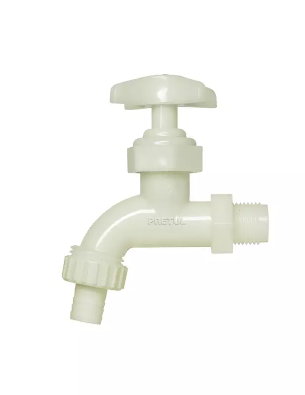 Llave de naríz para jardín, 65 g, 1/2', plástica, Pretul - LL-17P / 29030