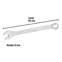 Llave combinada, mm, 13 x 170 mm, Pretul - LL-2013MP / 21907 Llave combinada, mm, 13 x 170 mm, Pretul - LL-2013MP / 21907