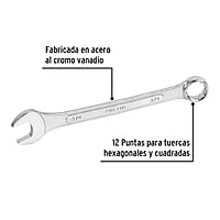 Llave combinada, 3/4' x 230 mm, Pretul - LL-2024P / 21888 Llave combinada, 3/4' x 230 mm, Pretul - LL-2024P / 21888