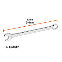 Llave combinada, extralarga, 13/16' x 298 mm - LL-2026 / 15599