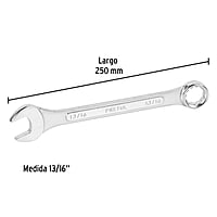 Llave combinada, 13/16' x 250 mm, Pretul - LL-2026P / 21889