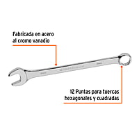 Llave combinada, extralarga, milimétrica, 30 x 390 mm - LL-2030M / 13816