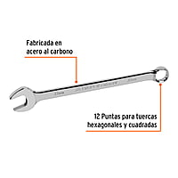 Llave combinada, extralarga, milimétrica, 33 x 470 mm - LL-2033M / 13818