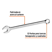 Llave combinada, extralarga, milimétrica, 36 x 505 mm - LL-2036M / 13820
