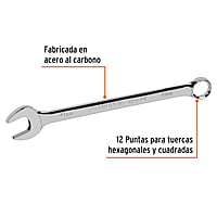 Llave combinada, extralarga, milimétrica, 41 x 550 mm - LL-2041M / 13822 Llave combinada, extralarga, milimétrica, 41 x 550 mm - LL-2041M / 13822