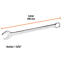 Llave combinada, extralarga, 1-13/16' x 610 mm - LL-2058 / 15634