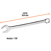 Llave combinada, extralarga, 1-7/8' x 648 mm - LL-2060 / 15635