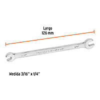 Llave española, 3/16 x 1/4' x 127 mm - LL-3016 / 15678