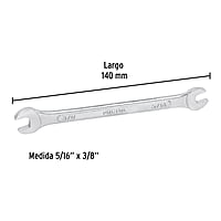 Llave española, 5/16 x 3/8' x 140 mm, Pretul - LL-3020P / 21951