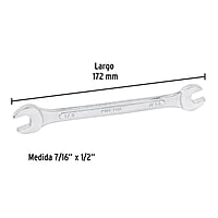 Llave española, 7/16 x 1/2' x 172 mm, Pretul - LL-3025P / 21953
