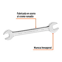 Llave española, 11/16 x 3/4' x 227 mm - LL-3035 / 15696