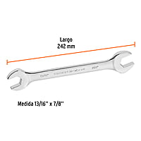 Llave española, 13/16 x 7/8' x 255 mm - LL-3040 / 15700