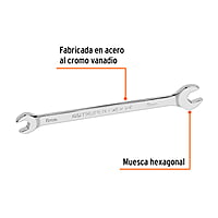 Llave española, milimétrica, 8 x 9 x 135 mm - LL-30809 / 15706