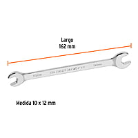 Llave española, milimétrica, 10 x 12 x 146 mm - LL-31012 / 15709