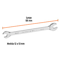 Llave española, milimétrica, 12 x 13 x 165 mm - LL-31213 / 15710