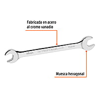 Llave española, milimétrica, 14 x 15 x 185 mm - LL-31415 / 15712 Llave española, milimétrica, 14 x 15 x 185 mm - LL-31415 / 15712