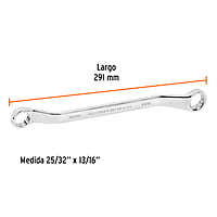 Llave de estrías, 25/32 x 13/16' x 291mm - LL-8183 / 15755 Llave de estrías, 25/32 x 13/16' x 291mm - LL-8183 / 15755