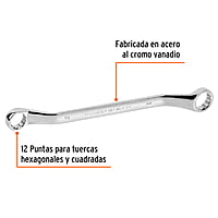 Llave de estrías, milimétrica, 19 x 22 x 291 mm - LL-81922 / 15764