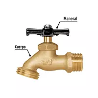 Llave de nariz para jardín, 1/2' en blister, Pretul - LL-JAR-PB / 23145