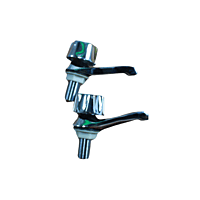 Juego 2 llaves para lavabo, manerales hexagonal, Basic - M-242 / 49234