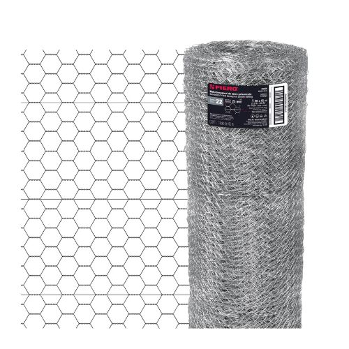 Rollo malla hexagonal cal.22, 1x 45m, abertura 25mm, 13kg - MAHE-2510 / 44656 Rollo malla hexagonal cal.22, 1x 45m, abertura 25mm, 13kg - MAHE-2510 / 44656