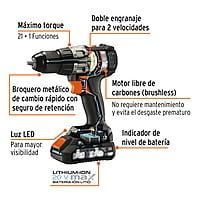 taladro-inalámbrico-1-2-20v-sin-carbones-truper-max-max-20t-101452 taladro-inalámbrico-1-2-20v-sin-carbones-truper-max-max-20t-101452