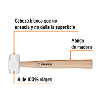 mazo-de-hule-8-oz-truper-mh-8-16930 mazo-de-hule-8-oz-truper-mh-8-16930