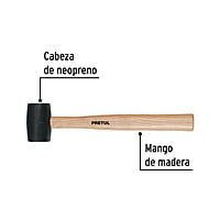 mazo-de-hule-8-oz-pretul-mh-8p-20565 mazo-de-hule-8-oz-pretul-mh-8p-20565