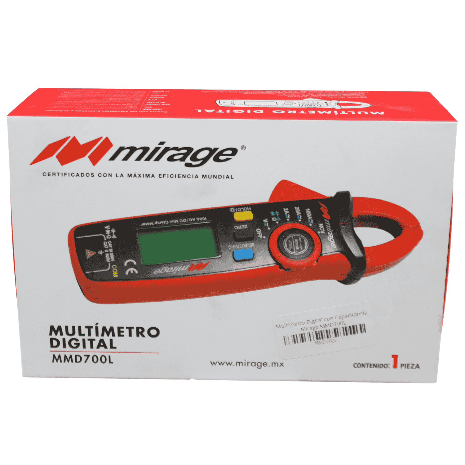 Multímetro Digital con Capacitancia Mirage - MMD700L Multímetro Digital con Capacitancia Mirage - MMD700L