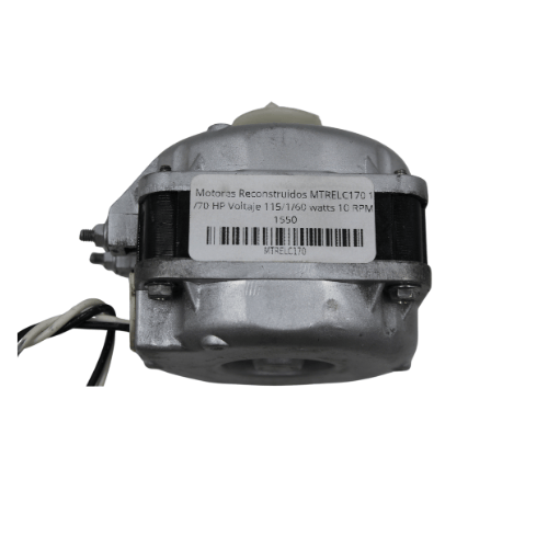 Motores Reconstruidos MTRELC170 1/70 HP Voltaje 115/1/60 watts 10 RPM 1550