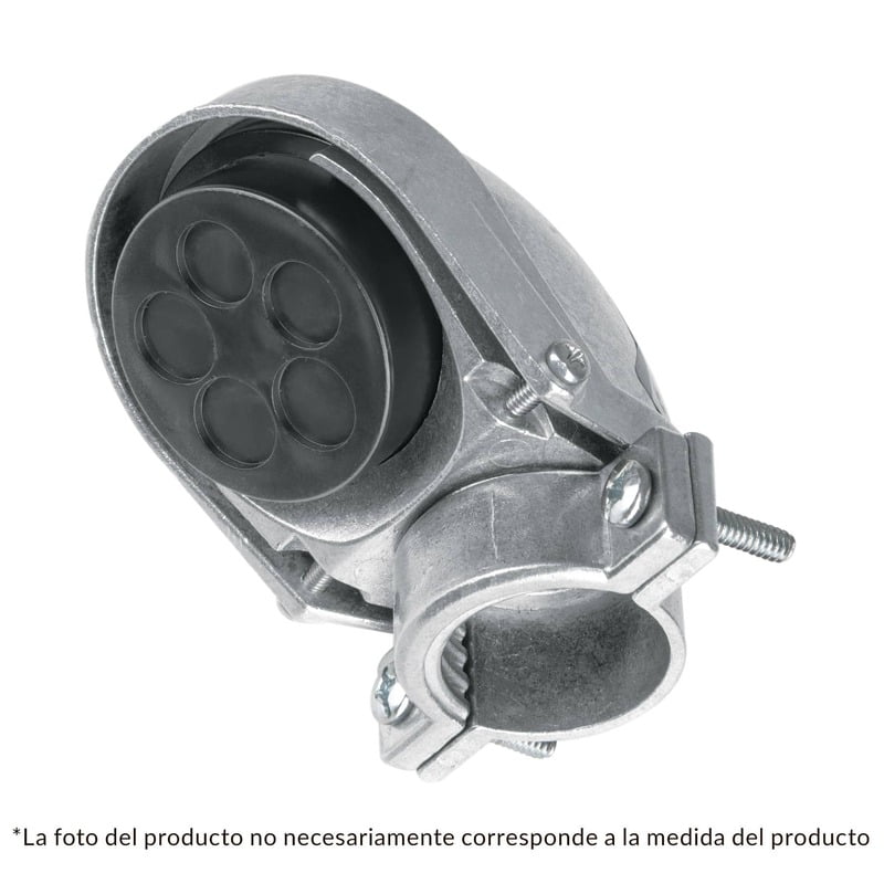 Mufa con abrazadera para tubo 1/2', Volteck - MUFA-1/2 / 46942 Mufa con abrazadera para tubo 1/2', Volteck - MUFA-1/2 / 46942