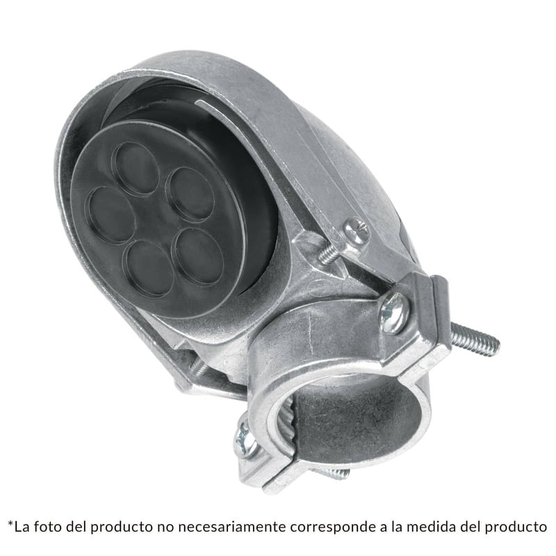 Mufa con abrazadera para tubo 3/4', Volteck - MUFA-3/4 / 46941 Mufa con abrazadera para tubo 3/4', Volteck - MUFA-3/4 / 46941