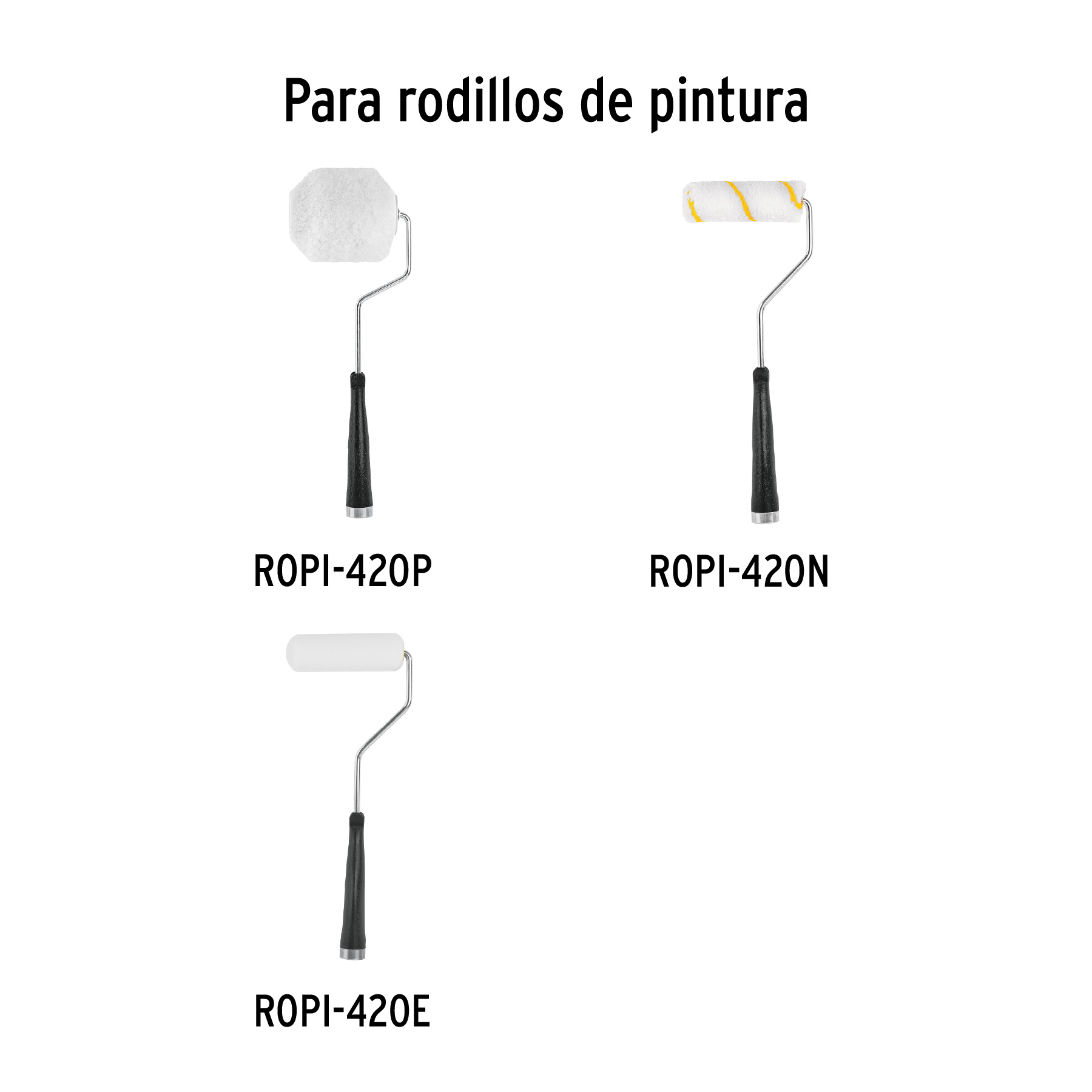 Maneral para mini-rodillo, 4' x 7 mm - MAROD-371 / 10742 Maneral para mini-rodillo, 4' x 7 mm - MAROD-371 / 10742
