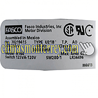 Motor Blower Fasco, 1/40Hp, 208-230V, 3000 Rpm, Cw - A144 Motor Blower Fasco, 1/40Hp, 208-230V, 3000 Rpm, Cw - A144