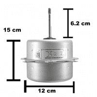 Motor Minisplit, Condesador Mirage, 1Ton, 220V, 25Whats, 0.38 A, 6P, Capacitor 1.5Uf 450V,Rotacion Derecha, Modelo Ydk-025Q6113D-01 - 1333527