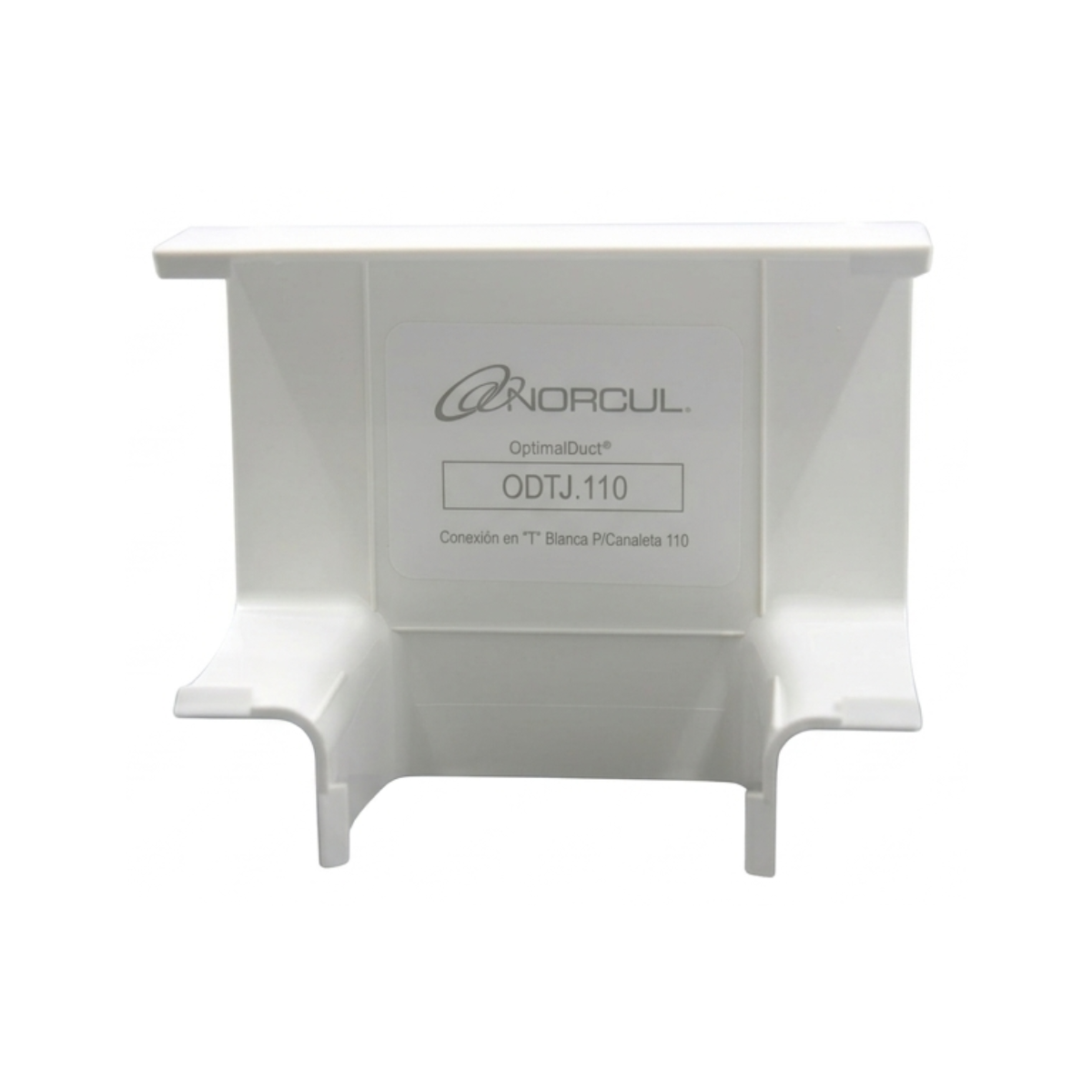 Conexion T para Canaleta Blanco 110mm, OPTIMAL DUCT - ODTJ.110