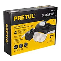 Lupa optovisor de 3 leds, Pretul - OVIS-3P / 26019